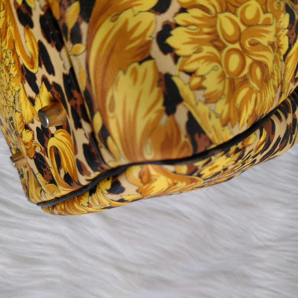 Vintage Versace Leopard Boston Handbag - Picture 8 of 8